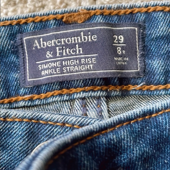 •Sold on Mercari•Abercrombie Simone High Rise Ankle Jeans 29 - Picture 5 of 7